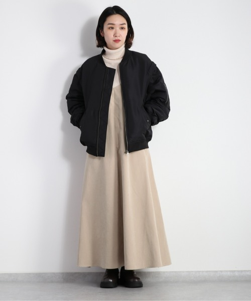 cepo(セポ)の「スウェードライクキャミワンピース(ワンピース・レディース・ブラウン/ベージュ/ブラック・M)」の11枚目の写真