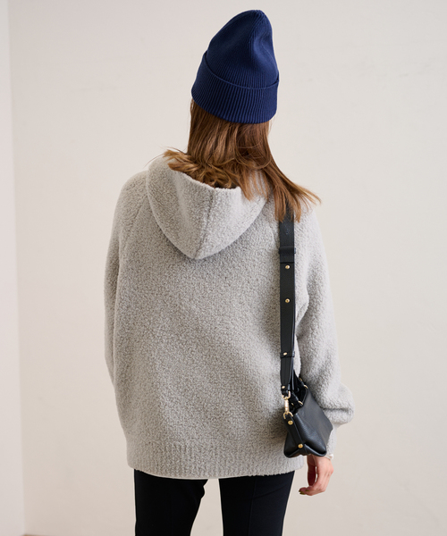 美品 FRAMeWORK フレームワーク ムートンライクフーディ フレーム