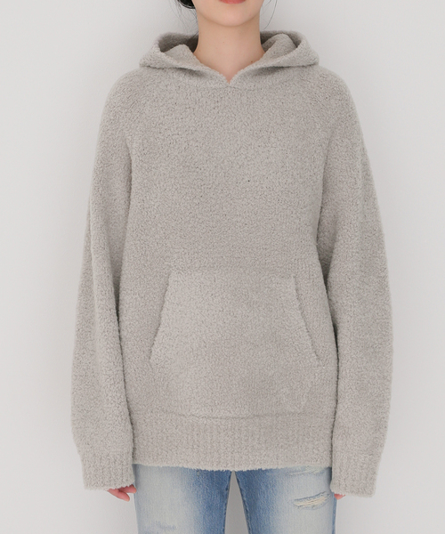 FRAMeWORK（フレームワーク）の「ムートンライク フーディー（ニット