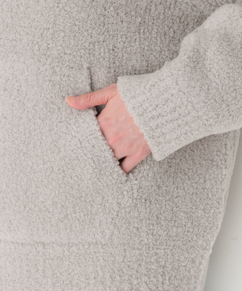 FRAMeWORK（フレームワーク）の「ムートンライク フーディー（ニット