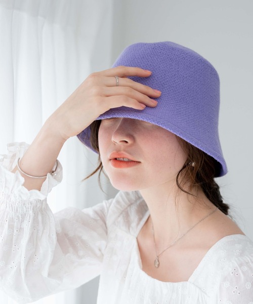 WEGO（ウィゴー）の「WEGO/サーモクローシュハット（ハット・レディース・ブラック/オフホワイト/グリーン系その他/ブラウン/ピンク/ホワイト/グレー/ベージュ/イエロー/パープル・FREE）」の8枚目の写真