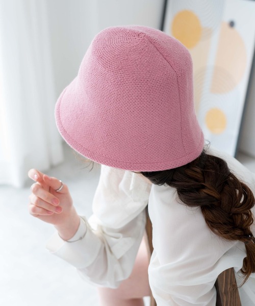 WEGO（ウィゴー）の「WEGO/サーモクローシュハット（ハット・レディース・ブラック/オフホワイト/グリーン系その他/ブラウン/ピンク/ホワイト/グレー/ベージュ/イエロー/パープル・FREE）」の10枚目の写真