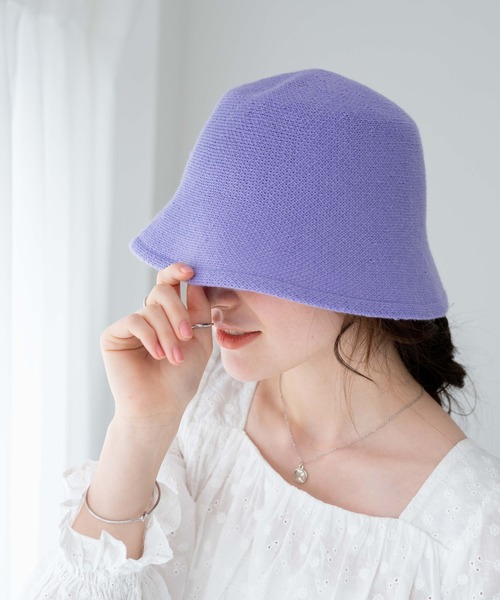 WEGO（ウィゴー）の「WEGO/サーモクローシュハット（ハット・レディース・ブラック/オフホワイト/グリーン系その他/ブラウン/ピンク/ホワイト/グレー/ベージュ/イエロー/パープル・FREE）」の19枚目の写真