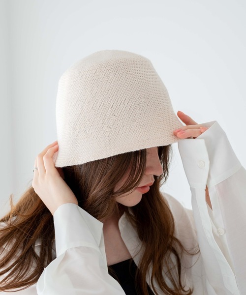 WEGO（ウィゴー）の「WEGO/サーモクローシュハット（ハット・レディース・ブラック/オフホワイト/グリーン系その他/ブラウン/ピンク/ホワイト/グレー/ベージュ/イエロー/パープル・FREE）」の13枚目の写真