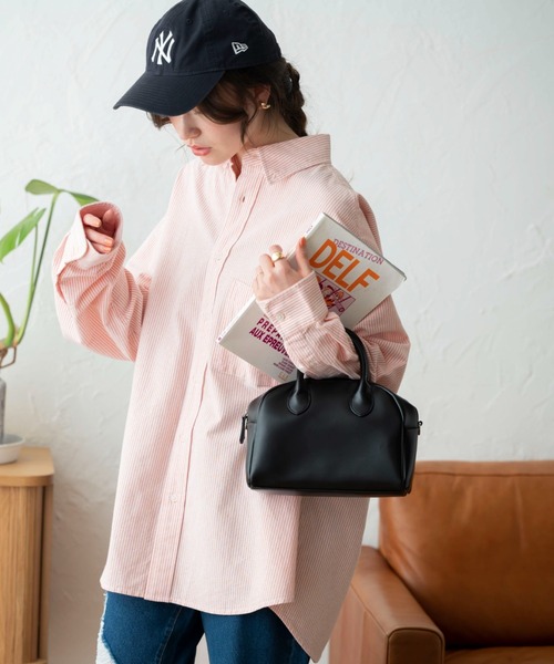 WEGO(ウィゴー)の「WEGO/コットンオックスBIGシャツ(シャツ/ブラウス・メンズ・ホワイト/サックスブルー/ダークグリーン/ブルー系その他4/グリーン系その他4/ピンク/イエロー系その他5/オレンジ系その他5・MEDIUM/LARGE)」の1枚目の写真