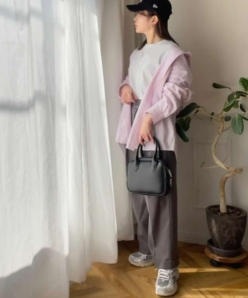 WEGO(ウィゴー)の「WEGO/コットンオックスBIGシャツ(シャツ/ブラウス・メンズ・ホワイト/サックスブルー/ダークグリーン/ブルー系その他4/グリーン系その他4/ピンク/イエロー系その他5/オレンジ系その他5・MEDIUM/LARGE)」の15枚目の写真