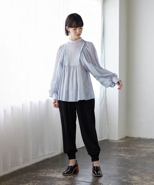 LANVIN SPORT ランバンスポール ボリュームスリーブ半袖シャツ