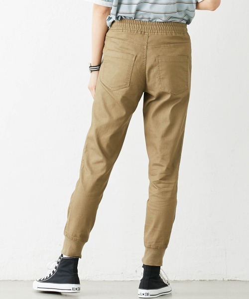 Le temps riche（ルタンリッシュ）の「ストレッチ素材ツイルジョガーパンツ＜Le temps riche＞（その他パンツ・レディース・ベージュ系/カーキ/ブラック・LL/M/L）」の18枚目の写真