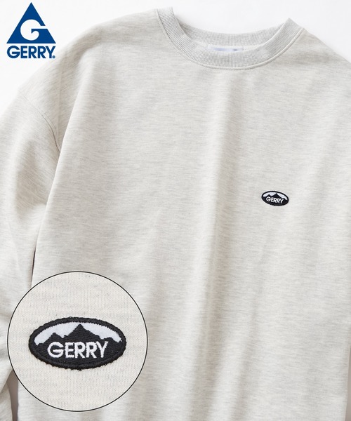 GERRY(ジェリー)の「【GERRY】別注 プリント&ワンポイント刺しゅう ヘビーウエイト スウェット トレーナー(スウェット・メンズ・ブラック/オートミール/ホワイト系その他/ブラック系その他・MEDIUM/LARGE/X-LARGE)」の4枚目の写真