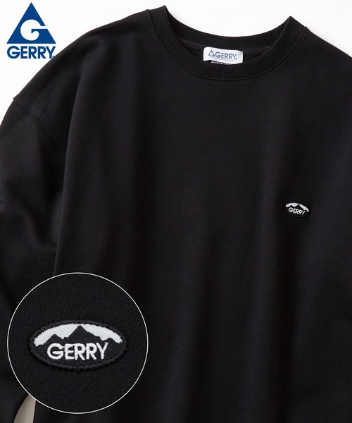 GERRY(ジェリー)の「【GERRY】別注 プリント&ワンポイント刺しゅう ヘビーウエイト スウェット トレーナー(スウェット・メンズ・ブラック/オートミール/ホワイト系その他/ブラック系その他・MEDIUM/LARGE/X-LARGE)」の2枚目の写真