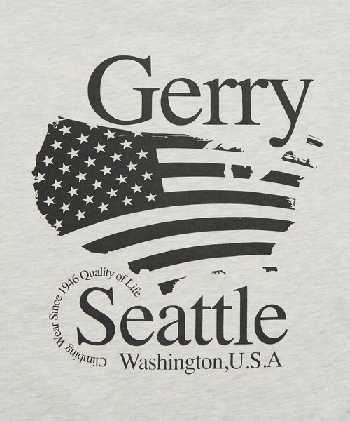 GERRY(ジェリー)の「【GERRY】別注 プリント&ワンポイント刺しゅう ヘビーウエイト スウェット トレーナー(スウェット・メンズ・ブラック/オートミール/ホワイト系その他/ブラック系その他・MEDIUM/LARGE/X-LARGE)」の8枚目の写真
