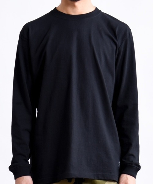 Coffee & Cigarettes(コーヒーアンドシガレッツ)の「2-【2枚組】HEAVY COTTON LONG SLEEVE 2PACK TEE(ヘビーコットンロングスリーブ2パックティー)ベーシックなアメカジスタイル(Tシャツ/カットソー・メンズ・ヘザーグレー/ホワイト/ブラック・SMALL/MEDIUM/LARGE/X-LARGE)」の17枚目の写真