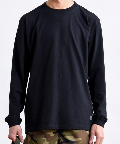 Coffee & Cigarettes(コーヒーアンドシガレッツ)の「2-【2枚組】HEAVY COTTON LONG SLEEVE 2PACK TEE(ヘビーコットンロングスリーブ2パックティー)ベーシックなアメカジスタイル(Tシャツ/カットソー・メンズ・ヘザーグレー/ホワイト/ブラック・SMALL/MEDIUM/LARGE/X-LARGE)」の18枚目の写真