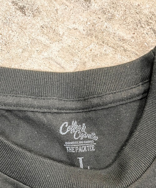 Coffee & Cigarettes(コーヒーアンドシガレッツ)の「2-【2枚組】HEAVY COTTON LONG SLEEVE 2PACK TEE(ヘビーコットンロングスリーブ2パックティー)ベーシックなアメカジスタイル(Tシャツ/カットソー・メンズ・ヘザーグレー/ホワイト/ブラック・SMALL/MEDIUM/LARGE/X-LARGE)」の13枚目の写真