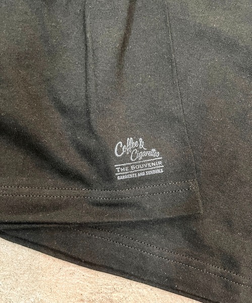 Coffee & Cigarettes(コーヒーアンドシガレッツ)の「2-【2枚組】HEAVY COTTON LONG SLEEVE 2PACK TEE(ヘビーコットンロングスリーブ2パックティー)ベーシックなアメカジスタイル(Tシャツ/カットソー・メンズ・ヘザーグレー/ホワイト/ブラック・SMALL/MEDIUM/LARGE/X-LARGE)」の14枚目の写真