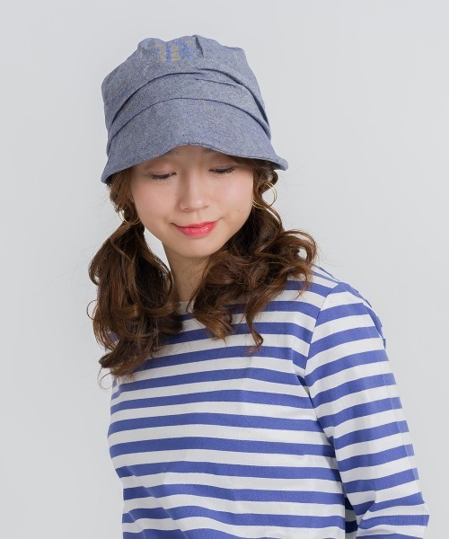 FUNALIVE（ファンアライブ）の「PAGE ONE ＵＶキャスケット（キャスケット・レディース・ネイビー/アイボリー/ブラック/杢グレー/ベージュ/ブラック系/グレー系/ブラウン系/アイボリー系/ベージュ系/ネイビー系・FREE）」の10枚目の写真