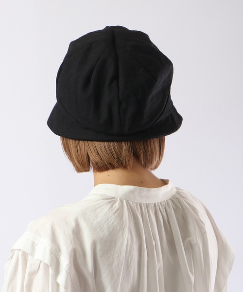 FUNALIVE（ファンアライブ）の「PAGE ONE ＵＶキャスケット（キャスケット・レディース・ネイビー/アイボリー/ブラック/杢グレー/ベージュ/ブラック系/グレー系/ブラウン系/アイボリー系/ベージュ系/ネイビー系・FREE）」の22枚目の写真