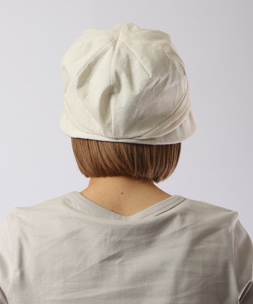 FUNALIVE（ファンアライブ）の「PAGE ONE ＵＶキャスケット（キャスケット・レディース・ネイビー/アイボリー/ブラック/杢グレー/ベージュ/ブラック系/グレー系/ブラウン系/アイボリー系/ベージュ系/ネイビー系・FREE）」の16枚目の写真