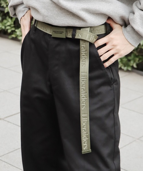 Liberaiders（リベレイダース）の「Liberaiders/リベレイダース OG LOGO NYLON BELT ベルト（ベルト・メンズ・オリーブ/ブラック・FREE）」の5枚目の写真