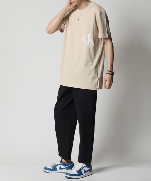 Calvin Klein Jeans(カルヴァンクラインジーンズ)の「Calvin Klein Jeans/ カルバンクラインジーンズ CK SPRAY TEE(Tシャツ/カットソー・メンズ・ベージュ/ホワイト/ブラック・M/L/XL)」の7枚目の写真