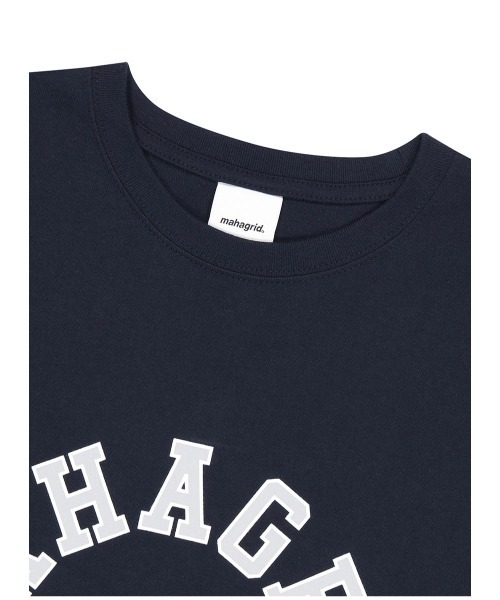 MAHAGRID（マハグリッド）の「『mahagrid/マハグリッド』ROUND LOGO TEE/ラウンドロゴ 半袖 カットソー（Tシャツ/カットソー・レディース・オレンジ/ネイビー/ホワイト/ブラック・L/M）」の17枚目の写真