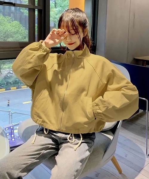 NinaetLina（ニナエリナ）の「クロップド丈ミリタリージャケット