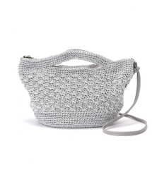 N.(N. Natural Beauty Basic) | メタリック編み上げショルダーバッグ(トートバッグ)