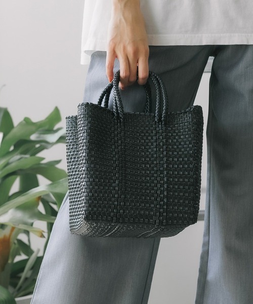 OJO DE MEX（オホデメックス）の「OJO DE MEX/オホデメックス Plastico CAGO Tote Cube バッグ かごバッグ バケットバッグ バスケット 2026年春夏（ハンドバッグ・レディース・クリーム/グリーン/ブルー/ピンク/イエロー/ブラック/パープル/レッド/ブルー系その他・FREE）」の20枚目の写真