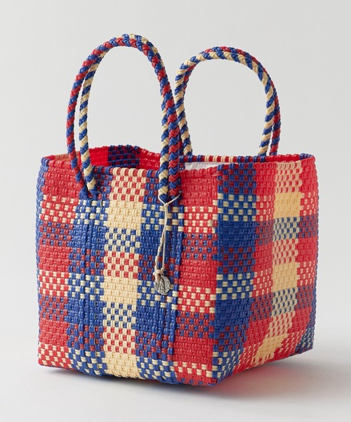 OJO DE MEX(オホデメックス)の「OJO DE MEX/オホデメックス Plastico CAGO Tote Cube バッグ かごバッグ バケットバッグ バスケット スクエア メルカドバッグ 秋 秋服 2026年秋冬(ハンドバッグ・レディース・クリーム/グリーン/ブルー/ピンク/イエロー/ブラック/パープル/レッド/ブルー系その他/その他・FREE)」の21枚目の写真
