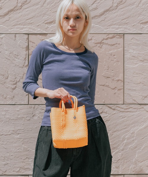 OJO DE MEX/オホデメックス Plastico CAGO Tote Cube バッグ