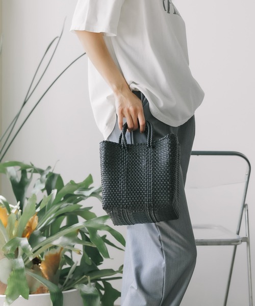 OJO DE MEX オホデメックス　黒　キューブ　バッグ OJO DE MEX｜オホデメックス メルカドトートバッグS Chico