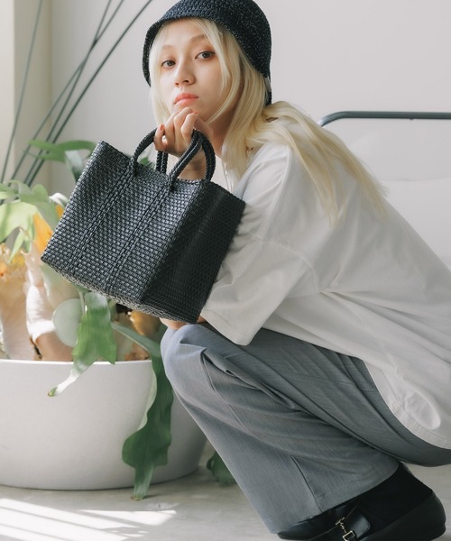セール】OJO DE MEX/オホデメックス Plastico CAGO Tote Cube