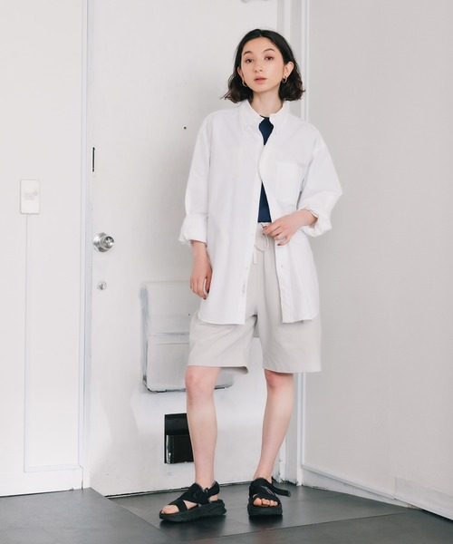 SERO(セロ)の「SERO/セロ B.D WIDE SHIRT OXFORD SOLID シャツ ボタンダウンシャツ(シャツ/ブラウス・メンズ・ブルー/ホワイト・15 /16)」の18枚目の写真