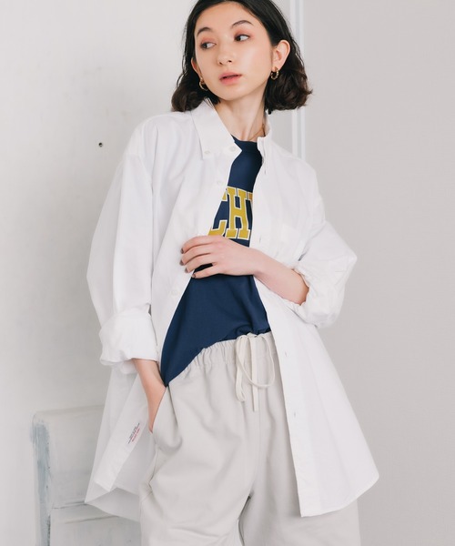 SERO(セロ)の「SERO/セロ B.D WIDE SHIRT OXFORD SOLID シャツ ボタンダウンシャツ(シャツ/ブラウス・メンズ・ブルー/ホワイト・15 /16)」の22枚目の写真