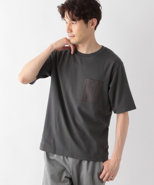 GLOBAL WORK(グローバルワーク)の「冷感マルチファンクションT/163579(Tシャツ/カットソー・メンズ・ホワイト系その他2/ライトブルー/ブラック/ライトグレー/ミント/ダークブルー/チャコールグレー・MEDIUM/X-LARGE/LARGE/SMALL)」の4枚目の写真
