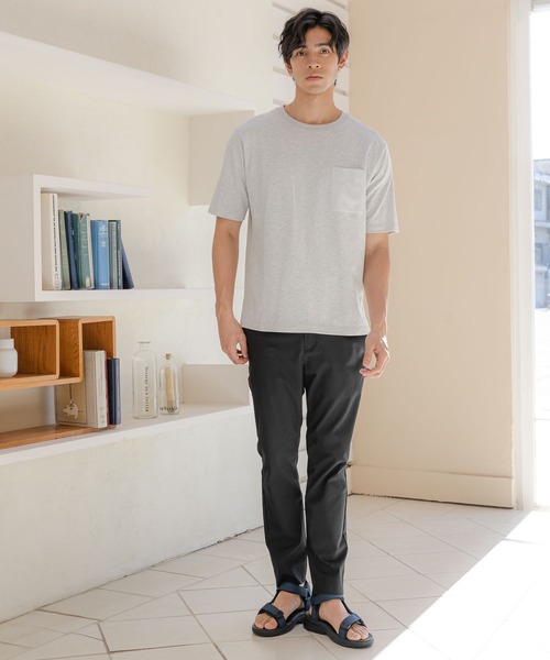 GLOBAL WORK(グローバルワーク)の「冷感マルチファンクションT/163579(Tシャツ/カットソー・メンズ・ホワイト系その他2/ライトブルー/ブラック/ライトグレー/ミント/ダークブルー/チャコールグレー・MEDIUM/X-LARGE/LARGE/SMALL)」の11枚目の写真
