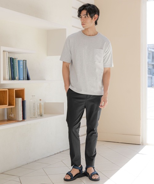 GLOBAL WORK(グローバルワーク)の「冷感マルチファンクションT/163579(Tシャツ/カットソー・メンズ・ホワイト系その他2/ライトブルー/ブラック/ライトグレー/ミント/ダークブルー/チャコールグレー・MEDIUM/X-LARGE/LARGE/SMALL)」の12枚目の写真