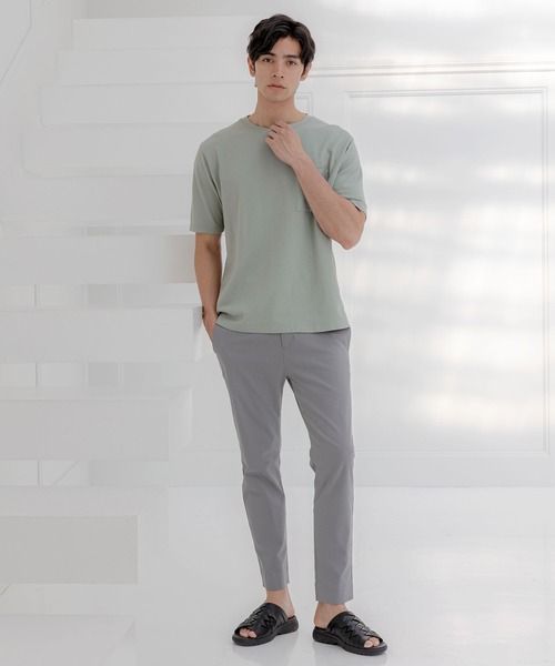 GLOBAL WORK(グローバルワーク)の「冷感マルチファンクションT/163579(Tシャツ/カットソー・メンズ・ホワイト系その他2/ライトブルー/ブラック/ライトグレー/ミント/ダークブルー/チャコールグレー・MEDIUM/X-LARGE/LARGE/SMALL)」の15枚目の写真