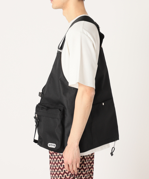 OUTDOOR PRODUCTS（アウトドアプロダクツ）の「【OUTDOOR PRODUCTS / アウトドアプロダクツ】417別注2WAY PACK VEST（その他アウター・メンズ・ブラック・FREE）」の4枚目の写真