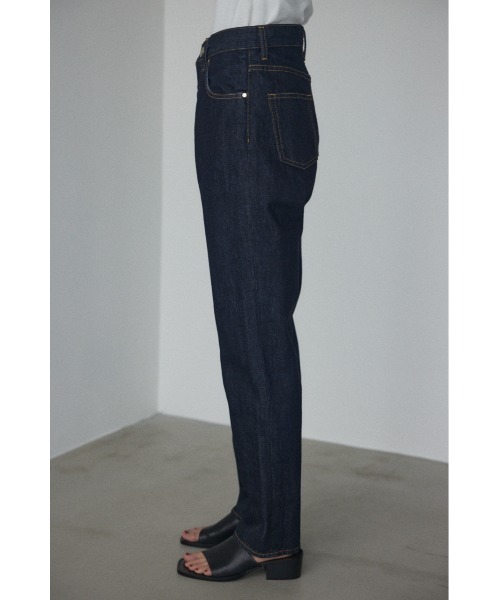 BLACK BY MOUSSY(ブラックバイマウジー)の「KONA One wash DENIM(コナワンウォッシュデニム)(デニムパンツ・レディース・ダークブルー・24inch/25inch/26inch/23inch)」の5枚目の写真