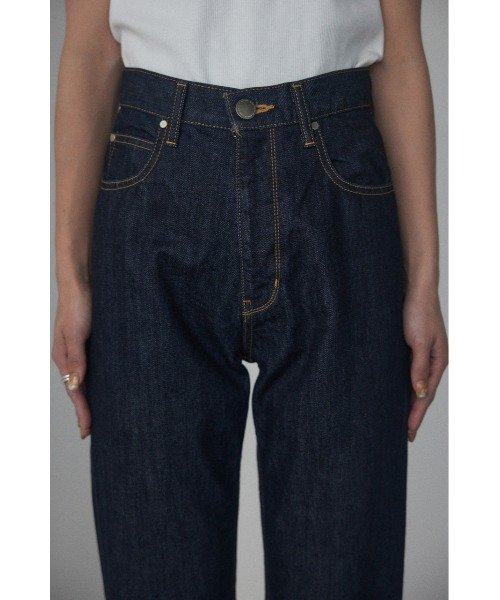 BLACK BY MOUSSY(ブラックバイマウジー)の「KONA One wash DENIM(コナワンウォッシュデニム)(デニムパンツ・レディース・ダークブルー・24inch/25inch/26inch/23inch)」の3枚目の写真