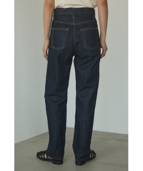BLACK BY MOUSSY(ブラックバイマウジー)の「KONA One wash DENIM(コナワンウォッシュデニム)(デニムパンツ・レディース・ダークブルー・24inch/25inch/26inch/23inch)」の9枚目の写真