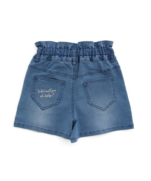 JENNI love（ジェニィラブ）の「ウエストギャザーデニムショーパン（デニムパンツ・キッズ・ブルー/サックスブルー・150cm/160cm/130cm/140cm）」の20枚目の写真