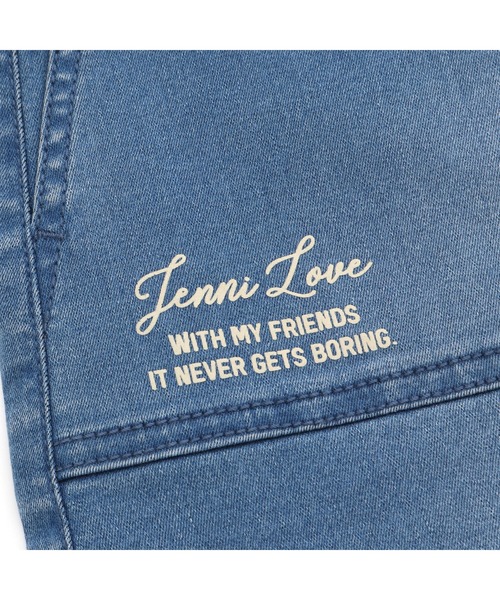 JENNI love（ジェニィラブ）の「ウエストギャザーデニムショーパン（デニムパンツ・キッズ・ブルー/サックスブルー・150cm/160cm/130cm/140cm）」の14枚目の写真