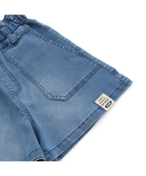 JENNI love（ジェニィラブ）の「ウエストギャザーデニムショーパン（デニムパンツ・キッズ・ブルー/サックスブルー・150cm/160cm/130cm/140cm）」の9枚目の写真