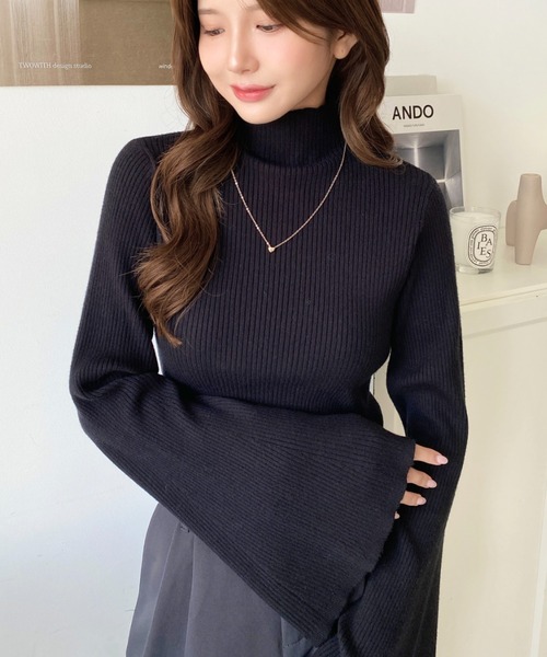 セール】【累計販売枚数1万枚突破！】12G プチハイネックフレア