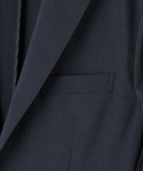 green label relaxing（グリーンレーベルリラクシング）の「ドライストレッチ 2B ジャケット -・防シワ・吸水速乾-（テーラードジャケット・メンズ・ダークグリーン/ベージュ/ネイビー・XS/S/M/L/XL）」の7枚目の写真