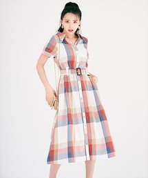 REDYAZEL | レトロチェックワンピース(ワンピース)