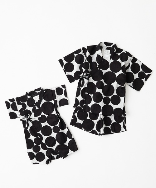 CIAOPANIC TYPY(チャオパニックティピー)の「【WEB限定】【KIDS】らくらく甚平(浴衣・キッズ・ネイビー/ブラック・M/S/L/XL)」の4枚目の写真