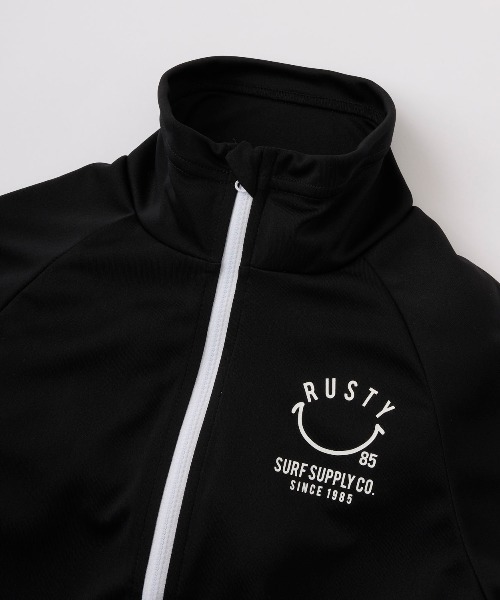 RUSTY（ラスティ）の「【RUSTY:ラスティー】キッズラッシュガード　ニコちゃんシリーズ（ラッシュガード・キッズ・エメラルド/ブラック/ピンク/ホワイト/イエロー・140/150/160/100/110/120/130）」の14枚目の写真